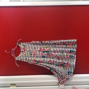 A floral dress bobbie brooks large neon